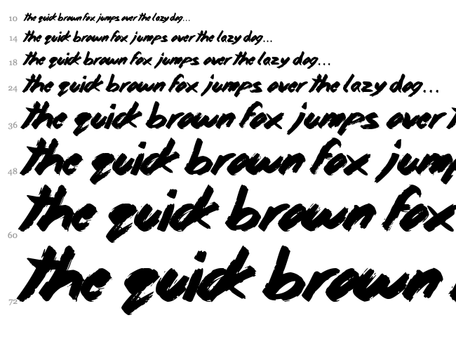 Home and Away font waterfall